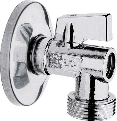 RUBINETTO A SFERA X LAVATRICE 706 ITAP OTTONE CROMATO 1/2MX3/4M