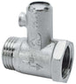 VALVOLA SICUREZZA X SCALDACQUA OTTONE NICHELATO 1/2MF