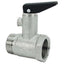 VALVOLA SICUREZZA + LEVA X SCALDACQUA OTTONE NICHELATO 1/2MF