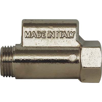 VALVOLA SICUREZZA BREVETTATA X SCALDACQUA OTTONE NICHELATO 1/2MF Immagine principale del prodotto