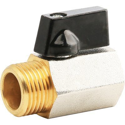 VALVOLA MINI A SFERA X SCALDACQUA WORKIT OTTONE CROMATO 3/8MF Immagine principale del prodotto