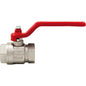 VALVOLE SFERA TOTALE + LEVA FF IDEAL 090 ITAP OTTONE NICHELATO 3/4F