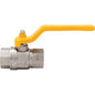 VALVOLA SFERA GAS + LEVA FF LONDON 066 ITAP OTTONE NICHELATO 3/4F
