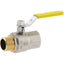 VALVOLA SFERA GAS + LEVA MF FUTURGAS FIV OTTONE NICHELATO 3/4MF
