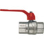 VALVOLA SFERA NORMALE FF LEVA EVOLUTION FIV OTTONE NICHELATO 3/8F