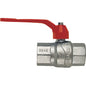 VALVOLA SFERA NORMALE FF LEVA EVOLUTION FIV OTTONE NICHELATO 3/8F
