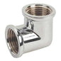 GOMITO FF OTTONE CROMATO 90 GEBO 1/2F