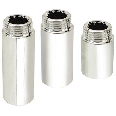 PROLUNGA MF OTTONE CROMATO 1/2MF + MM 30