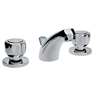 BATTERIA LAVABO SCUDETTO 28 CROLLA OTTONE CROMATO + PILETTA 1"1/4 Immagine principale del prodotto