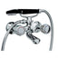 GRUPPO VASCA + DOCCIA 04 CROLLA OTTONE CROMATO