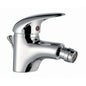 MISCELATORE BIDET START H25 CROLLA OTTONE CROMATO + PILETTA 1"1/4