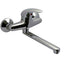 MISCELATORE LAVELLO A PARETE START H25 CROLLA OTTONE CROMATO