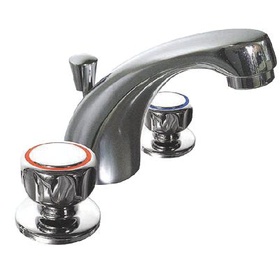 BATTERIA LAVABO STELLA OTTONE CROMATO + PILETTA 1"1/4 Immagine principale del prodotto