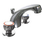 BATTERIA LAVABO STELLA OTTONE CROMATO + PILETTA 1"1/4