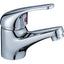 MISCELATORE LAVABO SIRIO H23 CROLLA OTTONE CROMATO + PILETTA 1"1/4