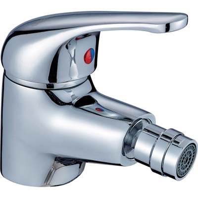 MISCELATORE BIDET SIRIO H23 CROLLA OTTONE CROMATO + PILETTA 1"1/4 Immagine principale del prodotto