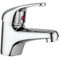 MISCELATORE LAVABO PARIGI EFFE OTTONE CROMATO PILETTA 1"1/4