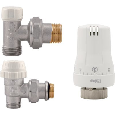 KIT TERMOSTATICO VALVOLA + DETENTORE 995 ITAP CF=PZ 3 Immagine principale del prodotto