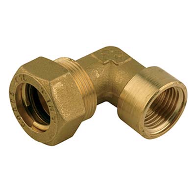 GOMITO STRINGITUBO FILETTO FEMMINA X RAME OTTONE MM 12X1/2F Immagine principale del prodotto