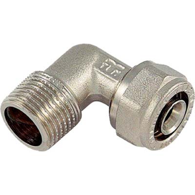 GOMITO MULTISTRATO FILETTO MASCHIO BAMPI OTTONE MM 20X1/2M Immagine principale del prodotto