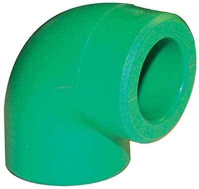 GOMITO PPR A SALDARE 90° VERDE MM 20 Immagine principale del prodotto