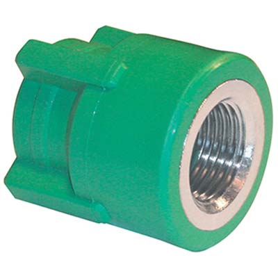 MANICOTTO PPR A SALDARE FILETTO FEMMINA VERDE/OTTONE MM 25X1/2F Immagine principale del prodotto