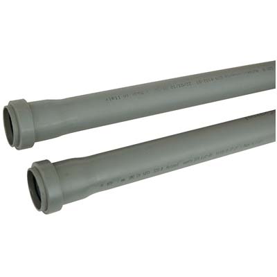 TUBO SCARICO IDRICO AD INNESTO 2 BICCHIERI PP GRIGIO MM 90 CM 200 Immagine principale del prodotto