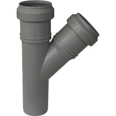 BRAGA SCARICO IDRICO AD INNESTO PP GRIGIO MM 90 45°