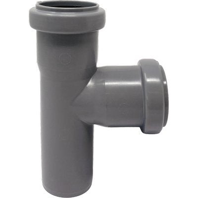 BRAGA SCARICO IDRICO AD INNESTO PP GRIGIO MM 90 87°
