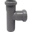 BRAGA SCARICO IDRICO AD INNESTO PP GRIGIO MM 90 87°