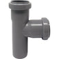 BRAGA SCARICO IDRICO AD INNESTO PP GRIGIO MM 90 87°