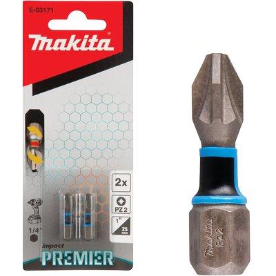 INSERTO CROCE POZIDRIV X AVVITATORE IMPULSI MAKITA PZXMM 2X25 CF=PZ 2 Immagine principale del prodotto