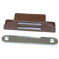 CRICCHETTO MAGNETICO SPORTELLI 658 MM 65X19 H.MM 15 KG 8 + INCONTRO MARRONE