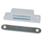 CRICCHETTO MAGNETICO SPORTELLI 658 MM 65X19 H.MM 15 KG 8 + INCONTRO BIANCO