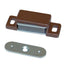CRICCHETTO MAGNETICO SPORTELLI 306 MM 48 H.MM 15 KG 6 + INCONTRO MARRONE