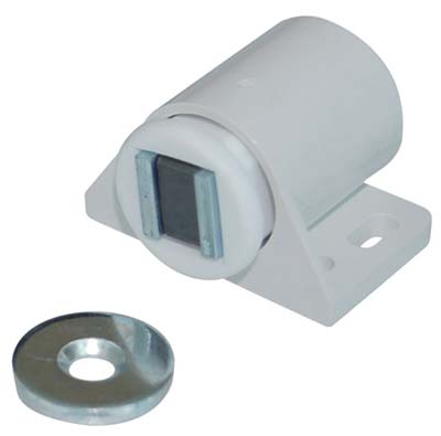 CRICCHETTO MAGNETICO SPORTELLI 640 MM 30X30 H.MM 19 KG 6 + INCONTRO BIANCO