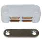 CRICCHETTO MAGNETICO SPORTELLI UCN10 VAREC MM 45 H.MM 19 KG 3,5 + INCONTRO BIANCO