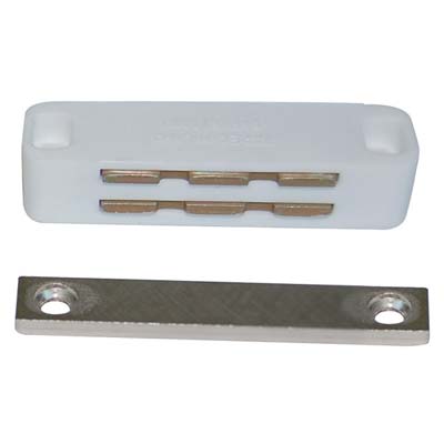 CRICCHETTO MAGNETICO SPORTELLI UC20 VAREC MM 74 H.MM 22 KG 14 + INCONTRO BIANCO