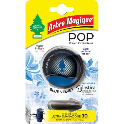 PROFUMATORE AUTO ARBRE MAGIQUE POP BLUE VELVET Immagine principale del prodotto