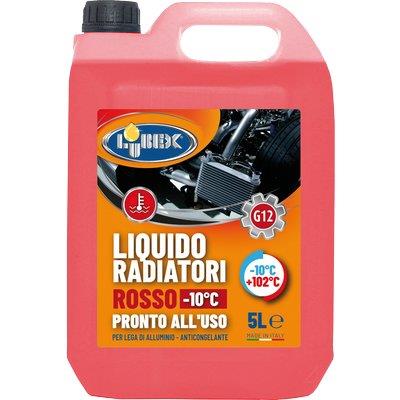 LIQUIDO ANTIGELO X RADIATORE AUTO ROSSO LUBEX FINO A -10°C LT 5 Immagine principale del prodotto