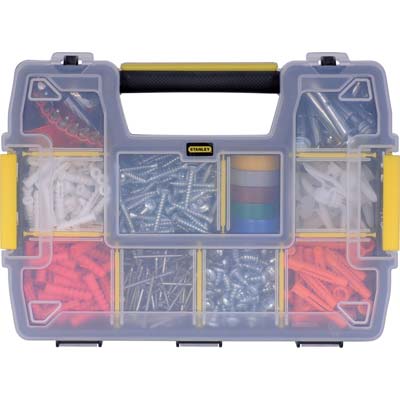 ORGANIZER PORTAMINUTERIA SORT MASTER LIGHT STANLEY SCOMPARTI REGOLAB MM 295X215 H.MM 65 STST1-70720