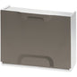 SCARPIERA MODULARE UNIKA BIANCO/TORTORA CM 51X17,3 H.CM 40,1