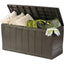 BAULE SHERWOOD KETER PP MARRONE CM 117X45 H.CM 57,5