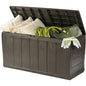 BAULE SHERWOOD KETER PP MARRONE CM 117X45 H.CM 57,5
