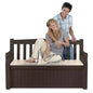CASSAPANCA EDEN GARDEN KETER PP MARRONE CM 140X84 H.CM 60