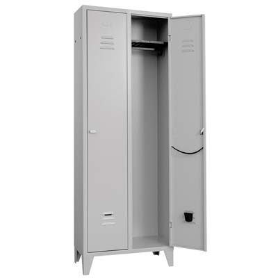 ARMADIO SPOGLIATOIO MONTATO PROMETAL VERN GRIGIO POSTI 2 H.MM 1795 MM  680X350 Immagine principale del prodotto