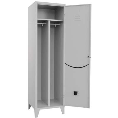 ARMADIO SPORCO PULITO MONTATO PROMETAL VERN GRIGIO POSTI 1 H.MM 1795 MM  360X500