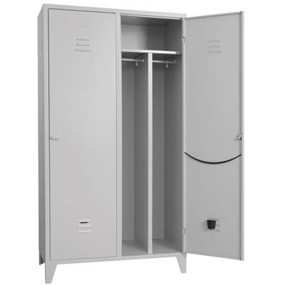 ARMADIO SPORCO PULITO MONTATO PROMETAL VERN GRIGIO POSTI 2 H.MM 1795 MM  680X500 Immagine principale del prodotto