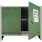 ARMADIO FITOFARMACI SMONTATO PROMETAL VERN GRIGIO/VERDE H.MM  800 MM 1000X400