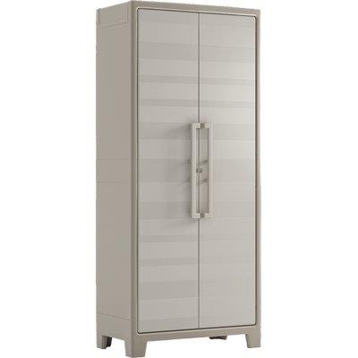 ARMADIO TUTTOPIANI IMPERMEABILE GULLIVER KETER PPL SABBIA BEIGE 2 ANTE CM 80X44 H.CM 182